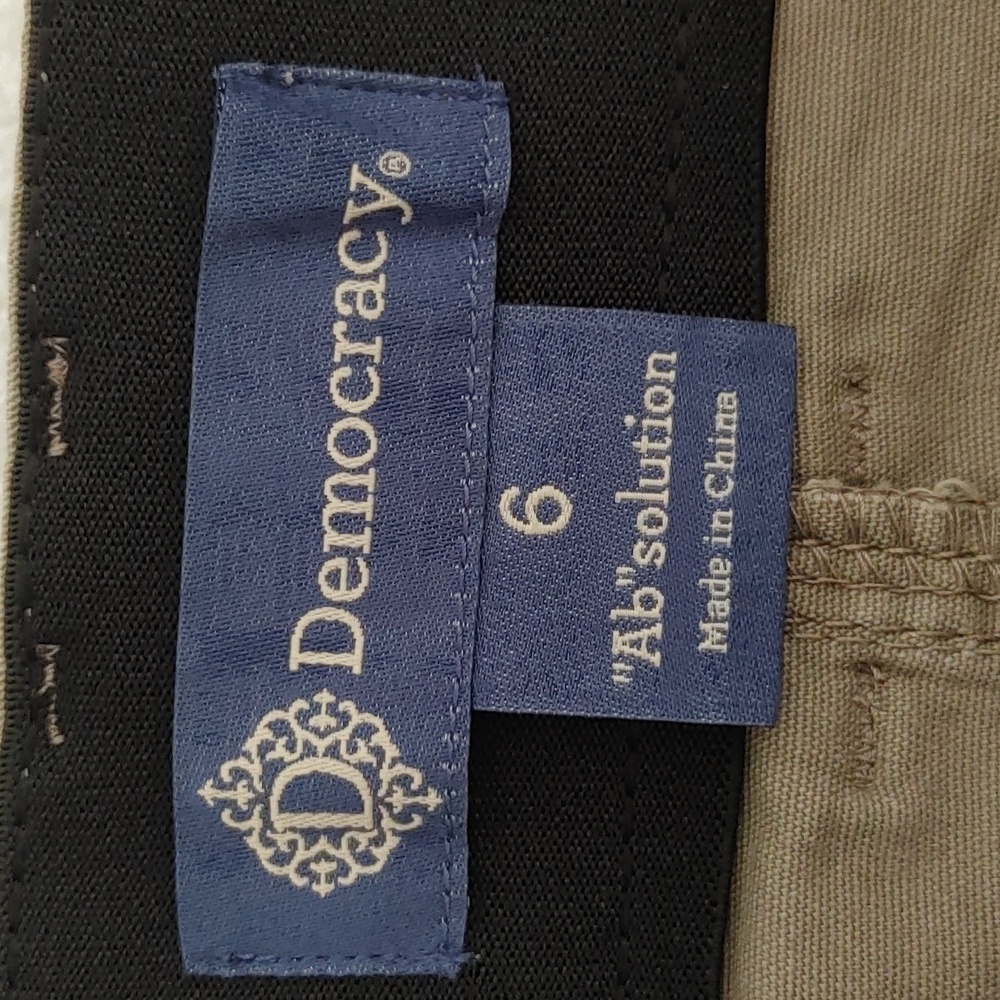 Democracy Beige Double Button Absolution Cargo Sk… - image 7